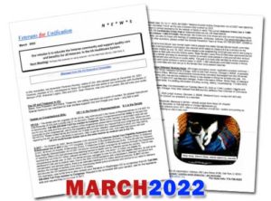 VU Newsletter March 2022