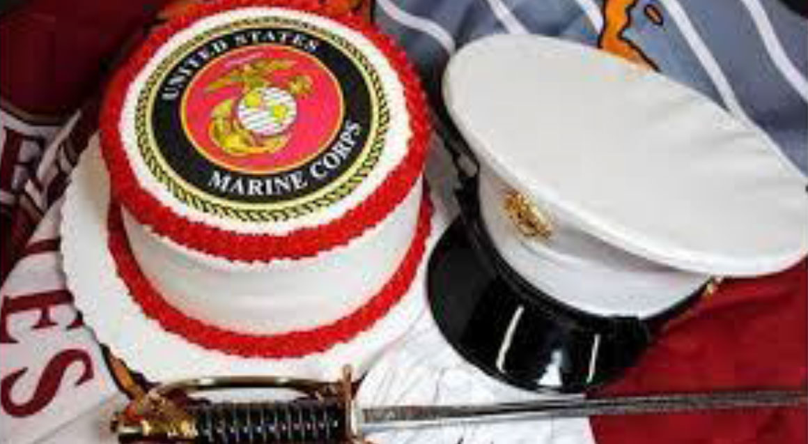 us marines birthday cake